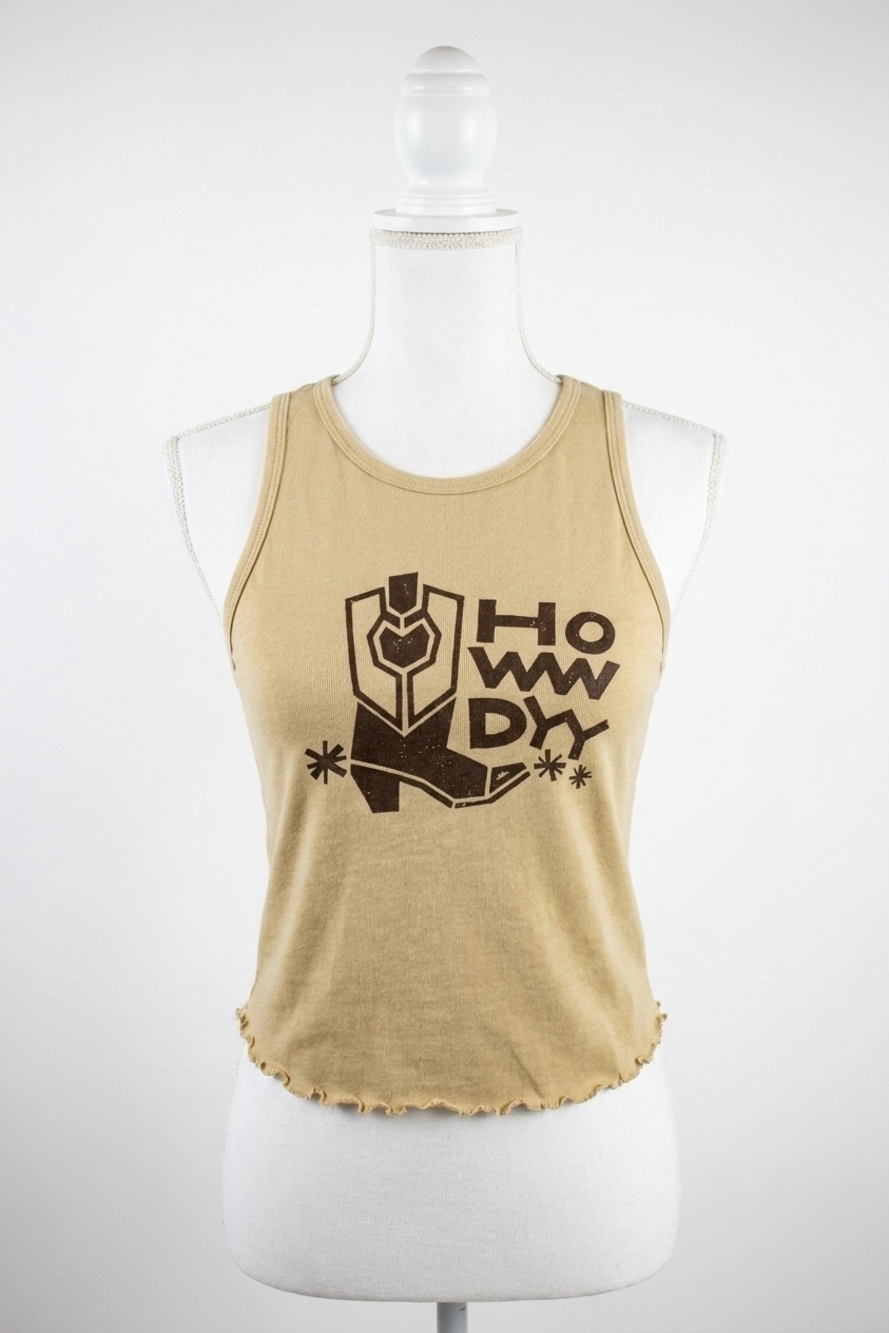 NEW PROMESA georgia howwdyy tank top in taupe